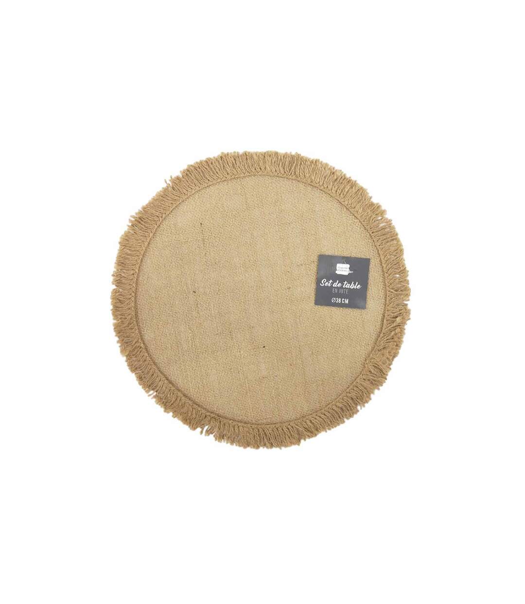 Set de Table en Jute Frangyss 38cm Naturel-2