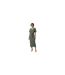 Robe Mi-longue Motif/style Bulles Femme Vert De Gris Vero Moda-1