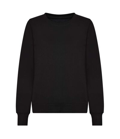 Awdis Womens/Ladies Sweatshirt (Deep Black) - UTPC4590