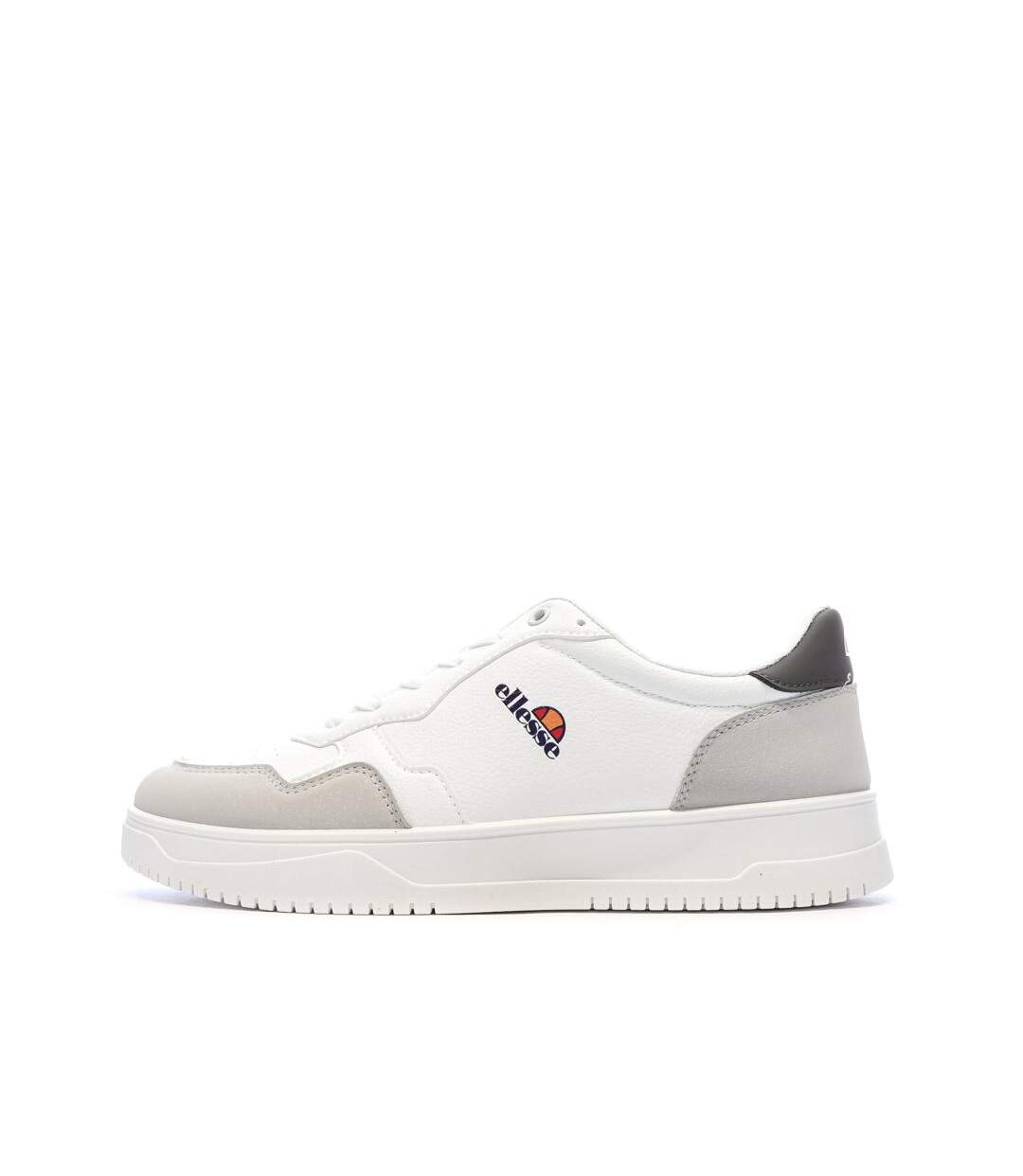 Baskets blanches/grises homme ellesse pansit-1