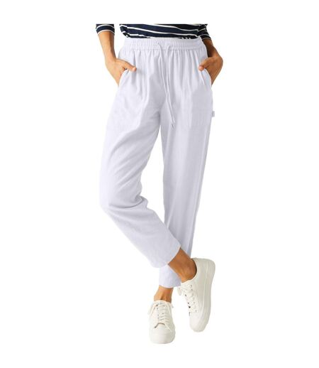 Pantalon Corso Femme Blanc Regatta