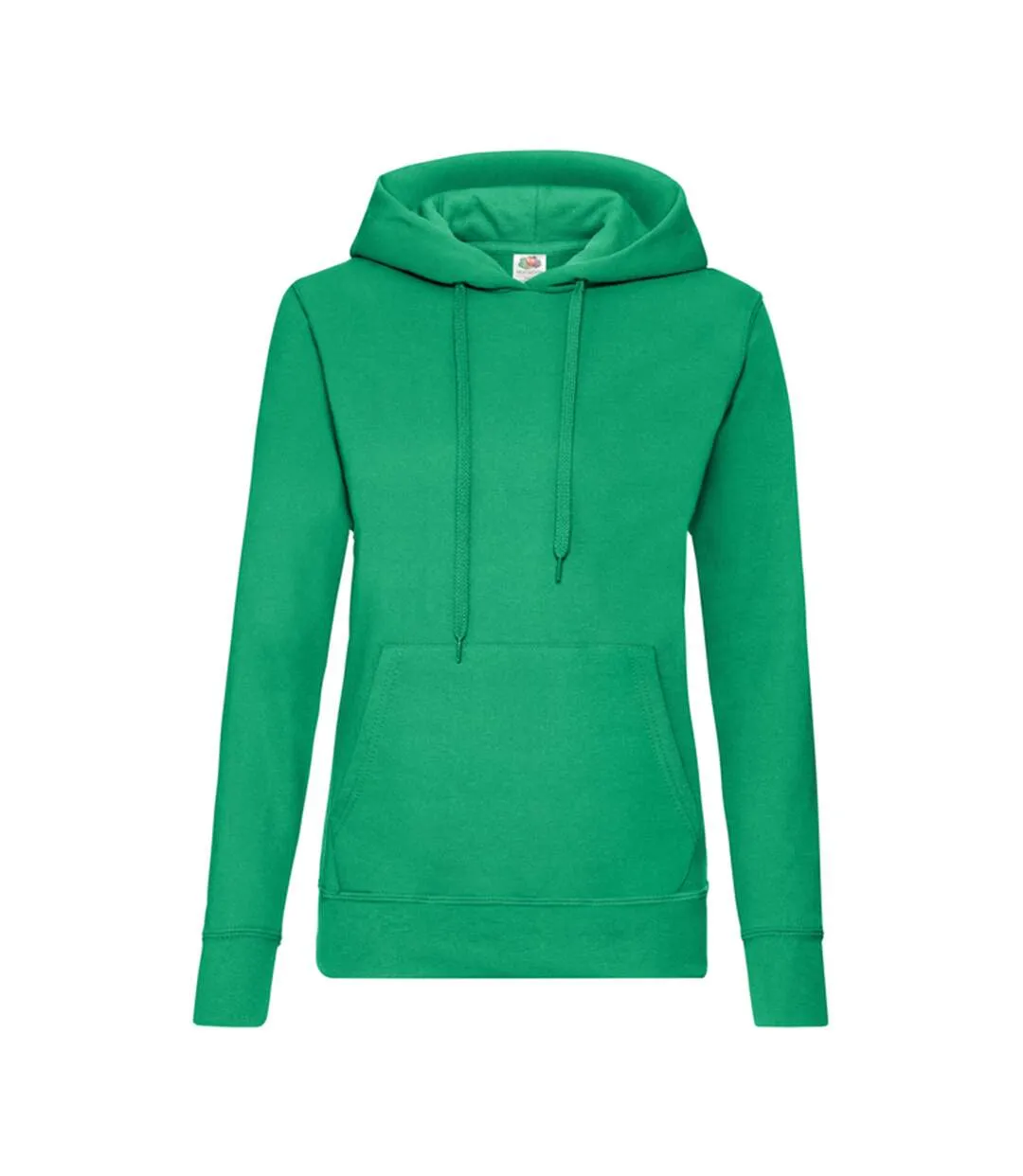 Sweat À Capuche Classic Femme Vert Kelly Fruit Of The Loom-1