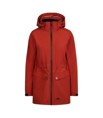 Veste imperméable tiverton femme rouge rouille Trespass