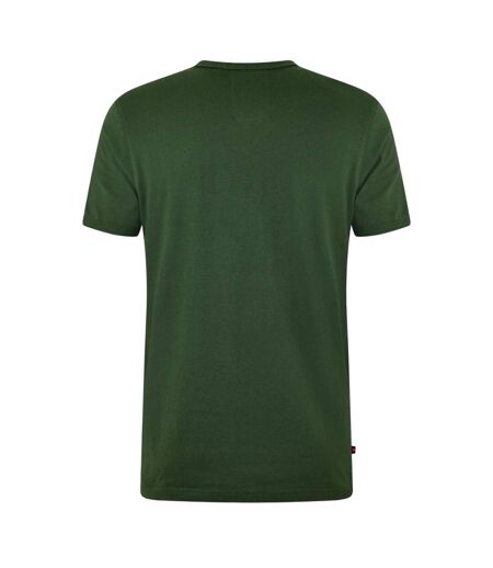Mens Arandano Lettering Regular T-shirt Green Luke