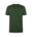 Mens Arandano Lettering Regular T-shirt Green Luke-2