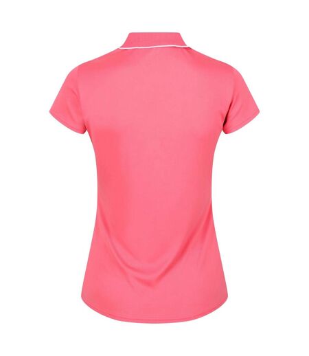 Polo manches courtes maverick femme rose clair Regatta