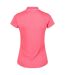 Polo manches courtes maverick femme rose clair Regatta