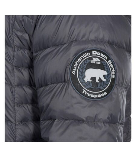 Mens Whitman Ii Down Jacket Dark Grey Burnt Orange Trespass
