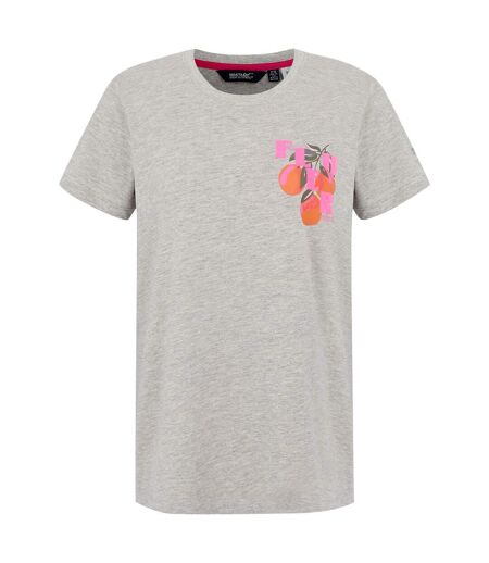 T-shirt filandra vx fleur femme gris chiné Regatta