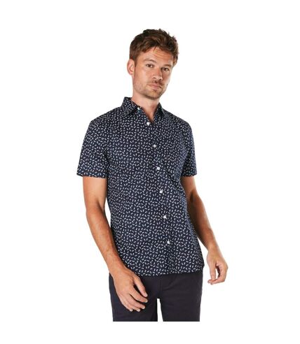 Mens box geometric short-sleeved shirt black Burton