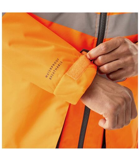 Veste Imperméable Homme Orange Gris Regatta Professional