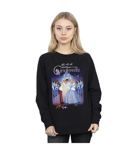 Disney - Sweat CINDERELLA COLLAGE POSTER - Femme (Noir) - UTBI14158