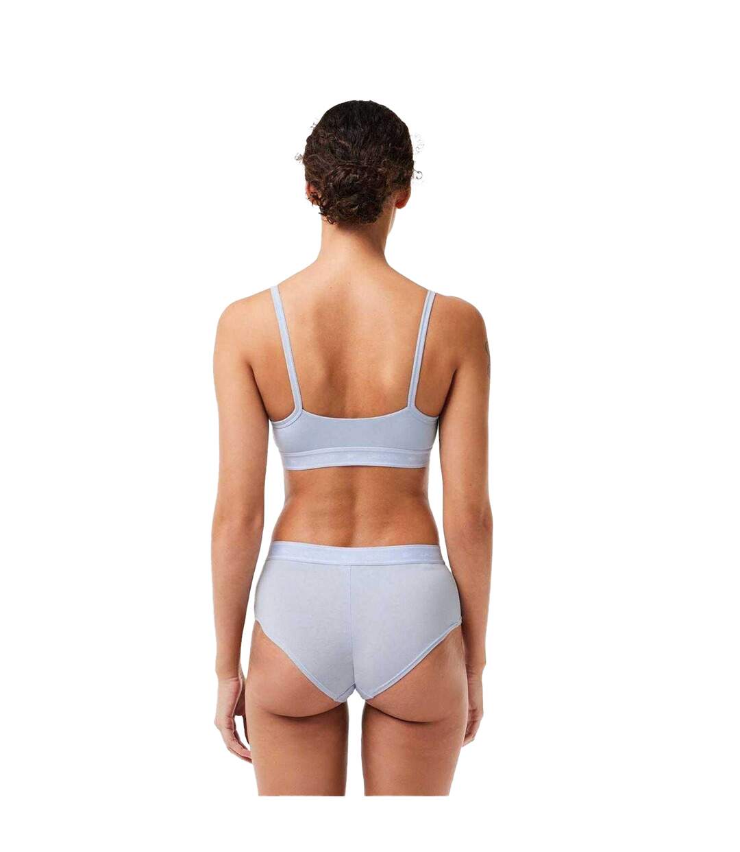 Womens/ladies Logo Bralette Blue Lacoste-3
