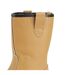 Grafters Mens Leather Safety Rigger Treaded Sole Toe Cap Boots (Tan) - UTDF550