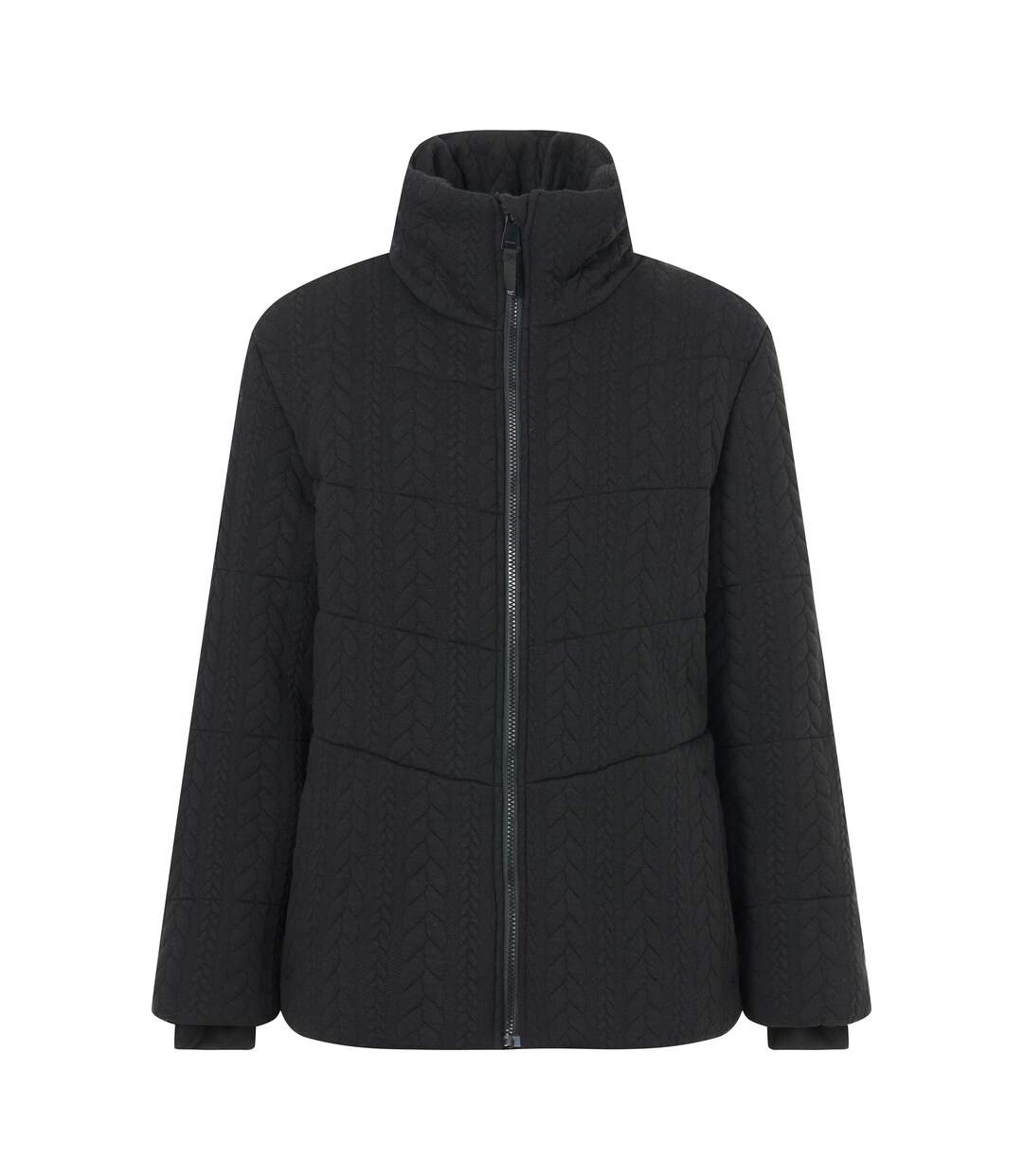 Doudoune Matelassée Motif/style Maille Torsadée Amaryl Femme Noir Regatta-2