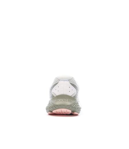 Chaussures de running  blanc/gris/rose femme under armour charged rogue 3