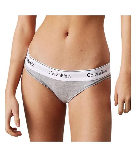 Culotte gris femme calvin klein jeans bikini - l