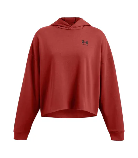 Sweat À Capuche Rival Femme Gris Under Armour