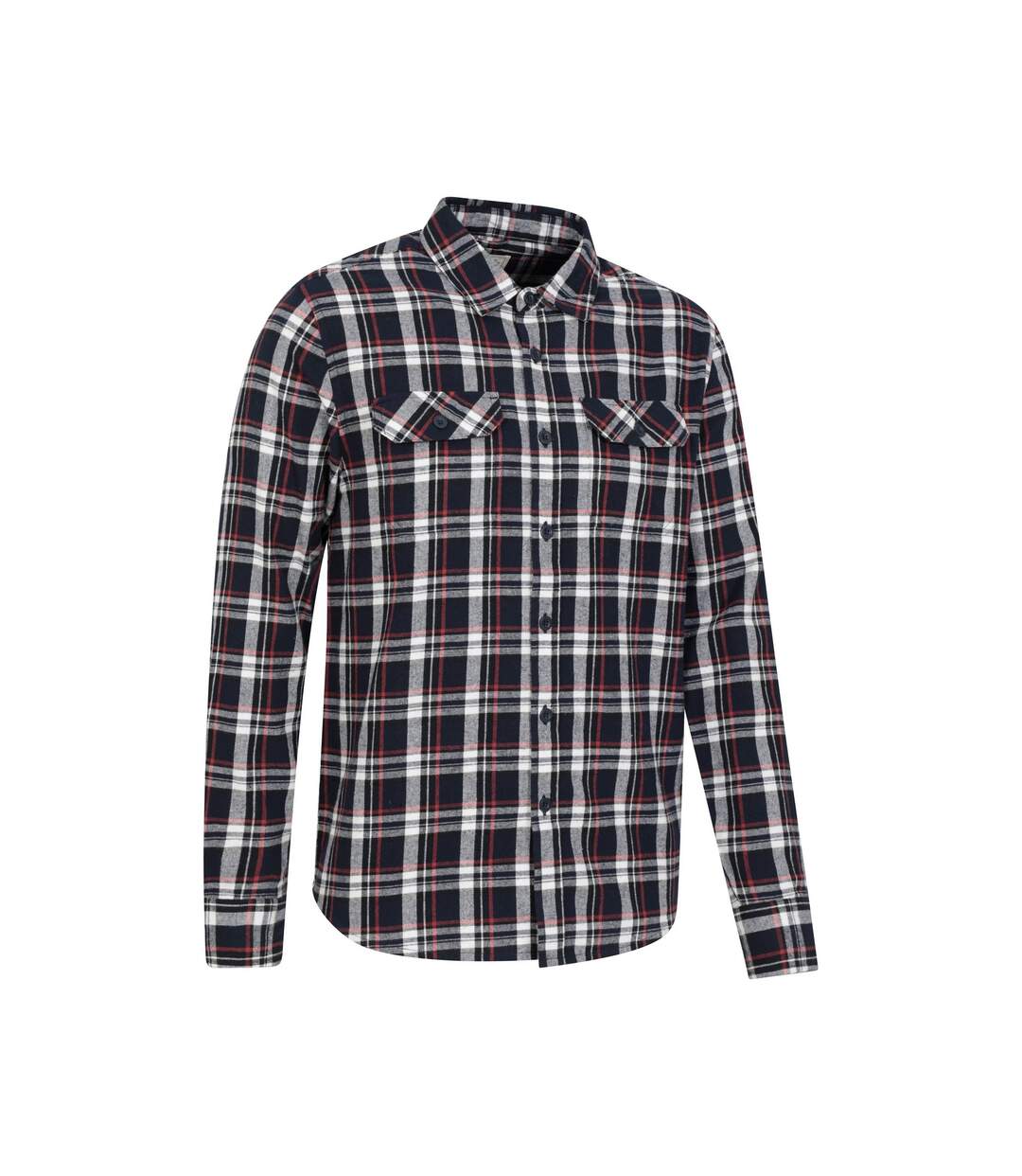 Chemise trace homme rouge foncé Mountain Warehouse-3