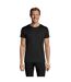 T-shirt Sprint Adulte Noir SOLS-1