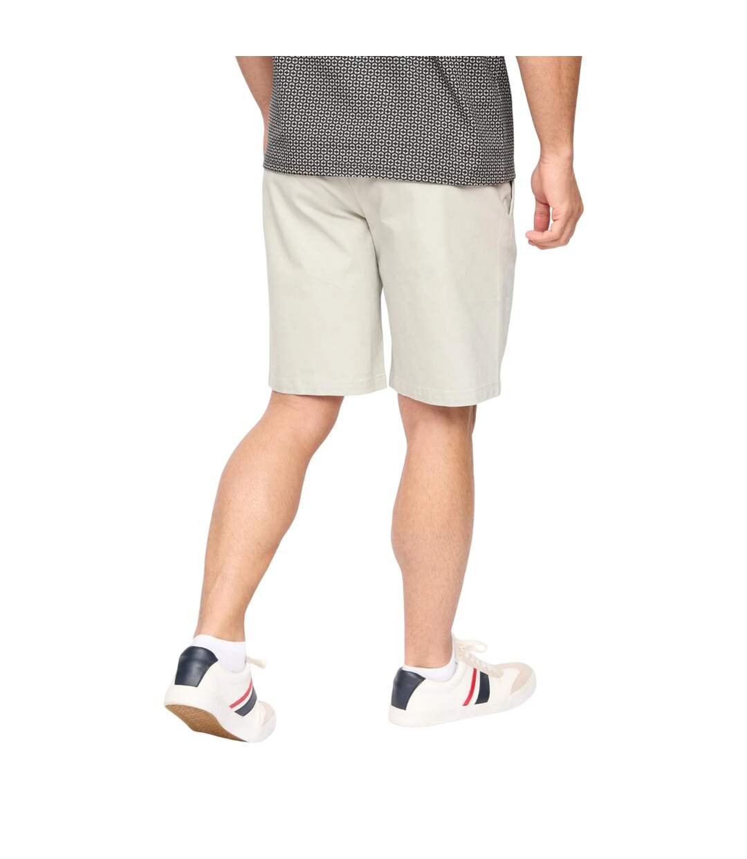 Mens Clarksten Chino Shorts Light Grey Bewley & Ritch-3