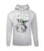 Sweat à capuche the child adulte gris chiné Star Wars: The Mandalorian-1