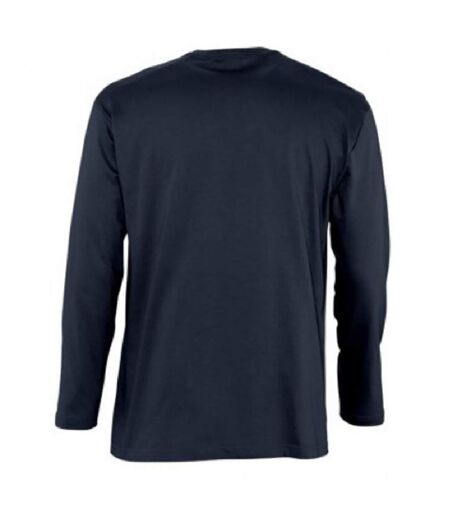 SOLS Mens Monarch Long Sleeve T-Shirt (Navy) - UTPC313