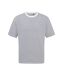 T-shirt Motif/style Rayures Contrastées Utility 2.0 Adulte Bleu Marine Blanc Premier-1