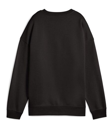 Womens/ladies Oversized Sweatshirt Black Puma