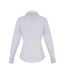 Premier Womens/Ladies Poplin Stretch Long-Sleeved Shirt (Silver) - UTPC5697