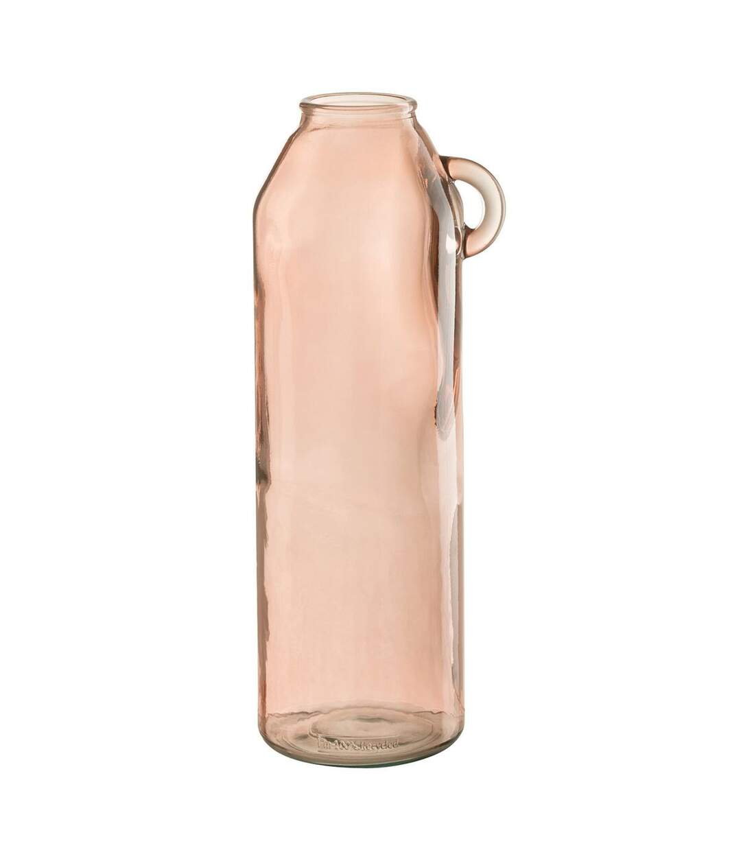 Vase Anse en Verre Bouteille 45cm Rose-1