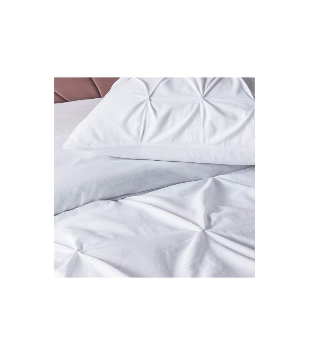 Parure de Lit 3 Pièces Heloise 260x240cm Blanc-2