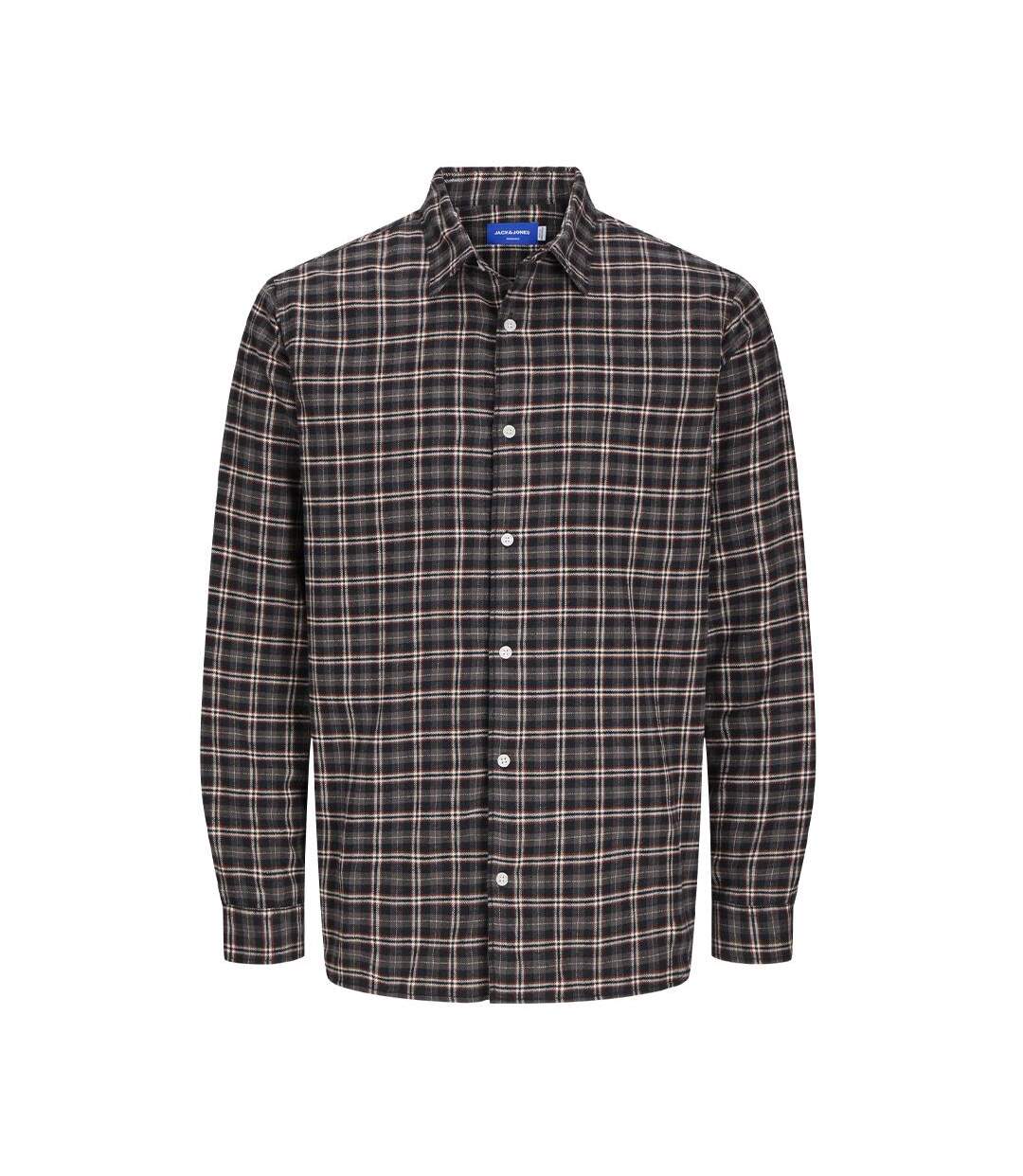 Chemise kaki/noir homme jack & jones 12260776 - l-1