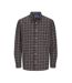 Chemise kaki/noir homme jack & jones 12260776 - l-1
