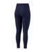 Womens/ladies Essentials Linear Leggings Navy White Adidas-2
