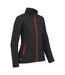 Veste Softshell Orbiter Femme Noir Rouge Vif Stormtech-2