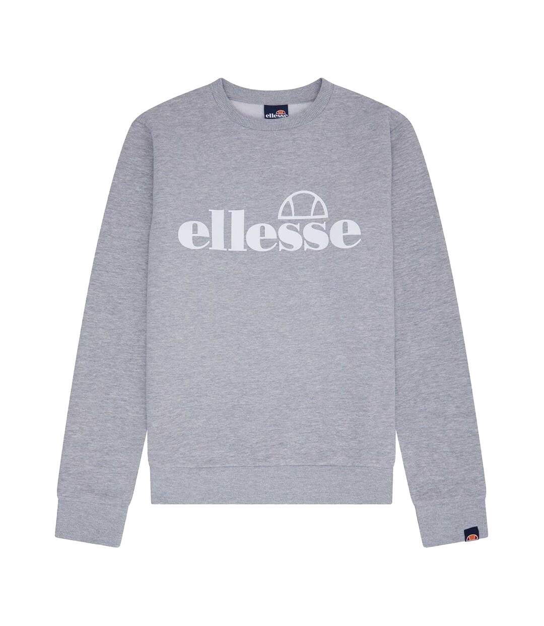 Womens/ladies Katana Crew Neck Sweatshirt Grey Marl Ellesse-1