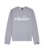 Womens/ladies Katana Crew Neck Sweatshirt Grey Marl Ellesse-1