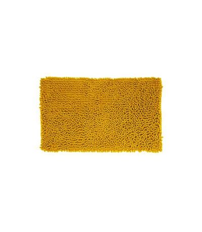 Tapis de Salle De Bain Maxi Chenille 50x80cm Jaune