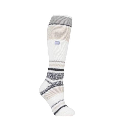 Chaussettes de Ski Femme Thermiques avec Rayures
