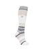 Chaussettes de Ski Femme Thermiques avec Rayures-1