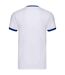 Mens ringer contrast t-shirt white/royal blue Fruit of the Loom