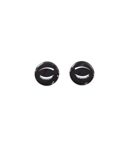 Lot de 2 Patchs Yeux Rafraîchissant 6cm Noir