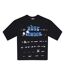 T-shirt Motif/style Graffiti Homme Noir Rose London-2