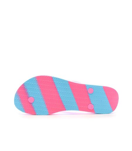 Tongs rose/turquoise femme havaianas infrad