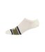 Pack Of 3  Unisex Adult Gerrard Lettering Ankle Socks  Blue Ecru Olive Lee-3