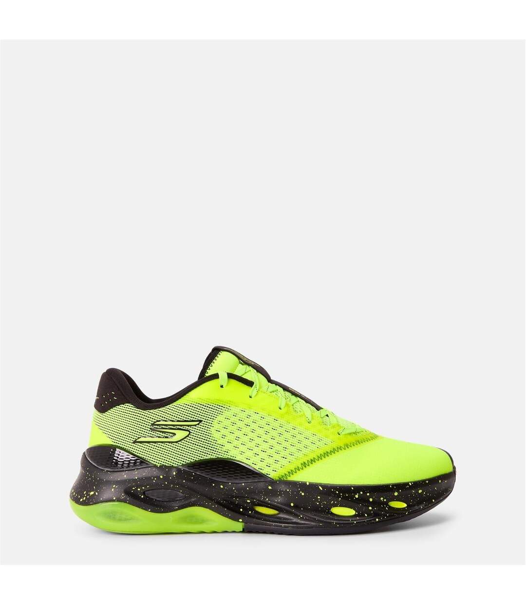 Mens Skx Float Trainers Yellow Black Skechers-2