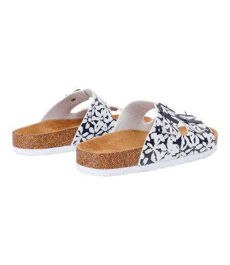 Womens/ladies mia double strap sandals navy/white Regatta