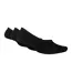Pack Of 3  Womens/ladies Invisible Socks  Black White Nike-2