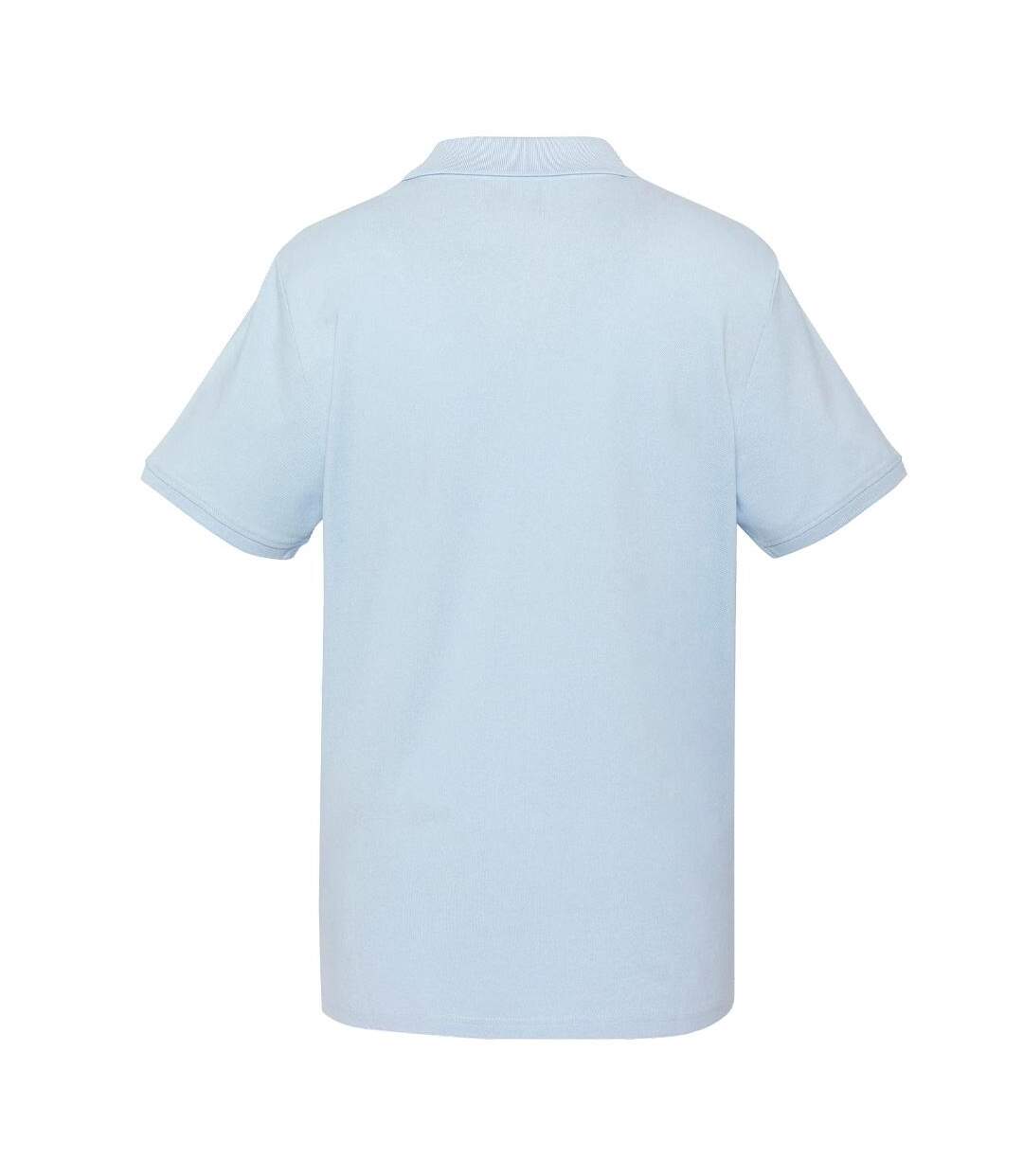 Polo bleu pastel homme schott ps0022-2